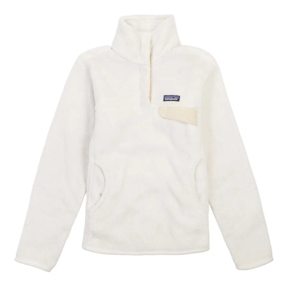 Women's Re-Tool Snap-T Pullover Sweater Size Medium - Raw Linen - White X-Dye